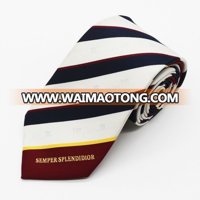 100% Polyester School Custom Logo Necktie