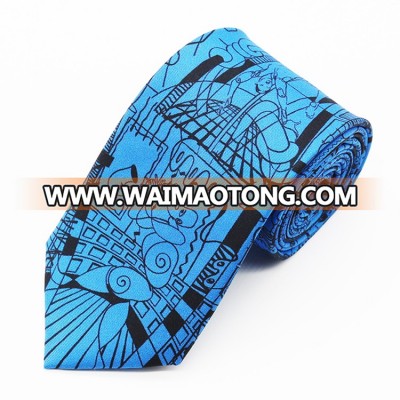 2017 Custom Printed Logo Neckties