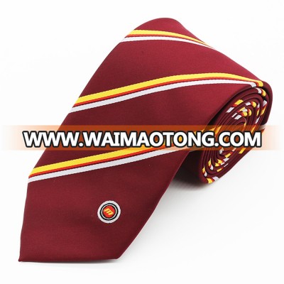 Custom Club Sports Silk Logo Necktie